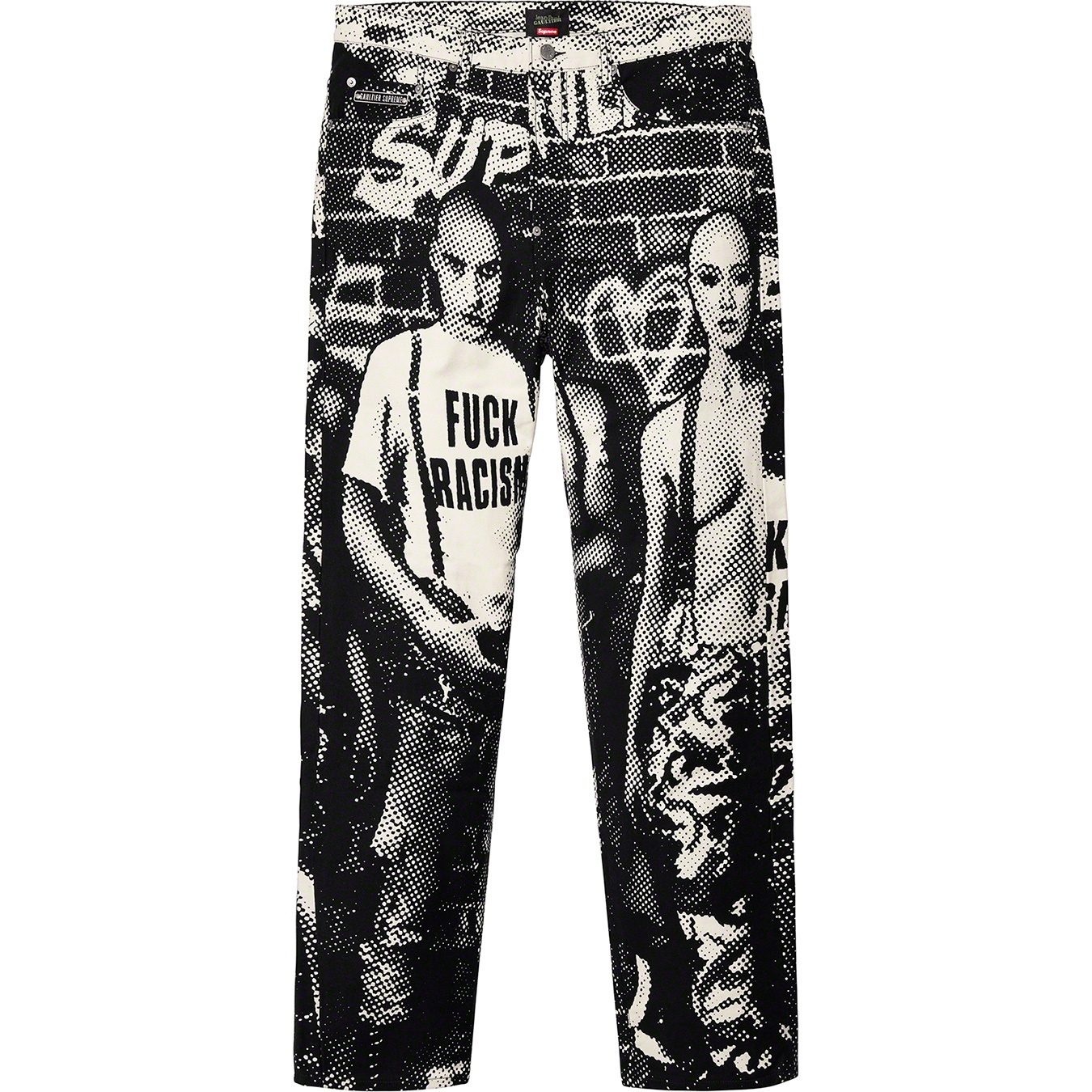 Supreme®/Jean Paul Gaultier® Fuck Racism Jean view 2
